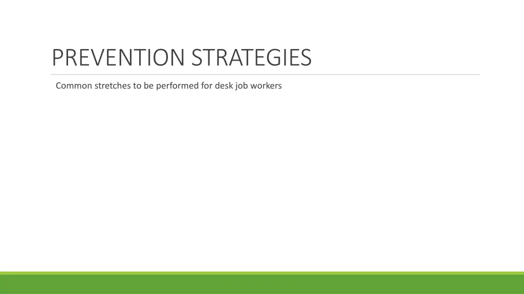 prevention strategies