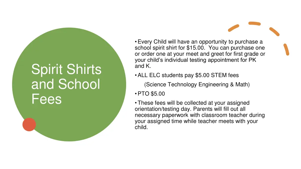every child will have an opportunity to purchase