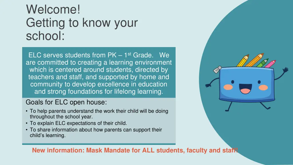 welcome getting to know your school