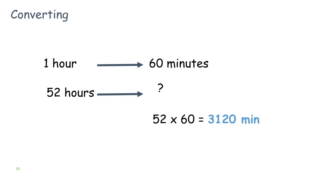converting 1