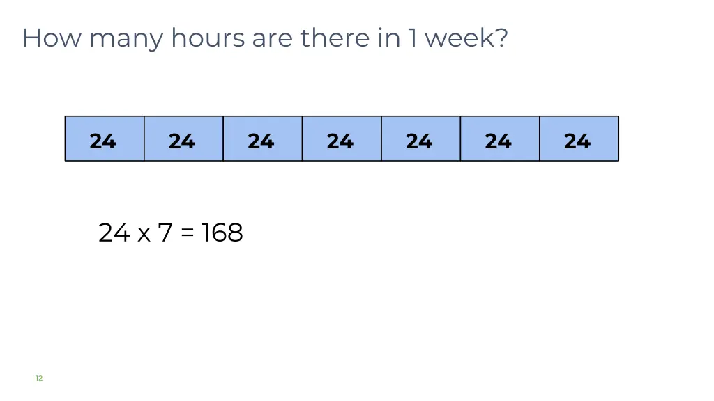 how many hours are there in 1 week 3