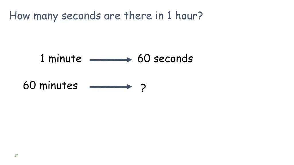 how many seconds are there in 1 hour