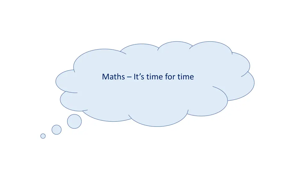 maths it s time for time