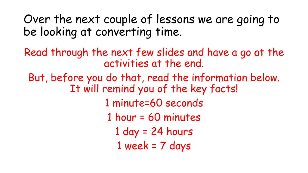 over the next couple of lessons we are going
