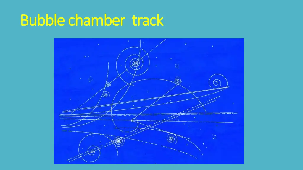bubble bubblechamber chamber track