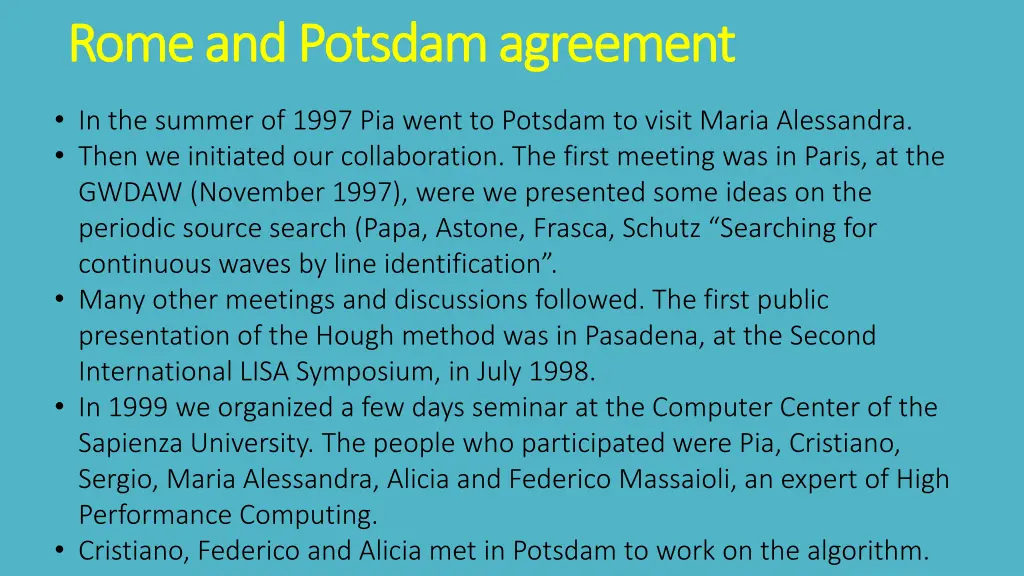 rome and potsdam agreement rome and potsdam