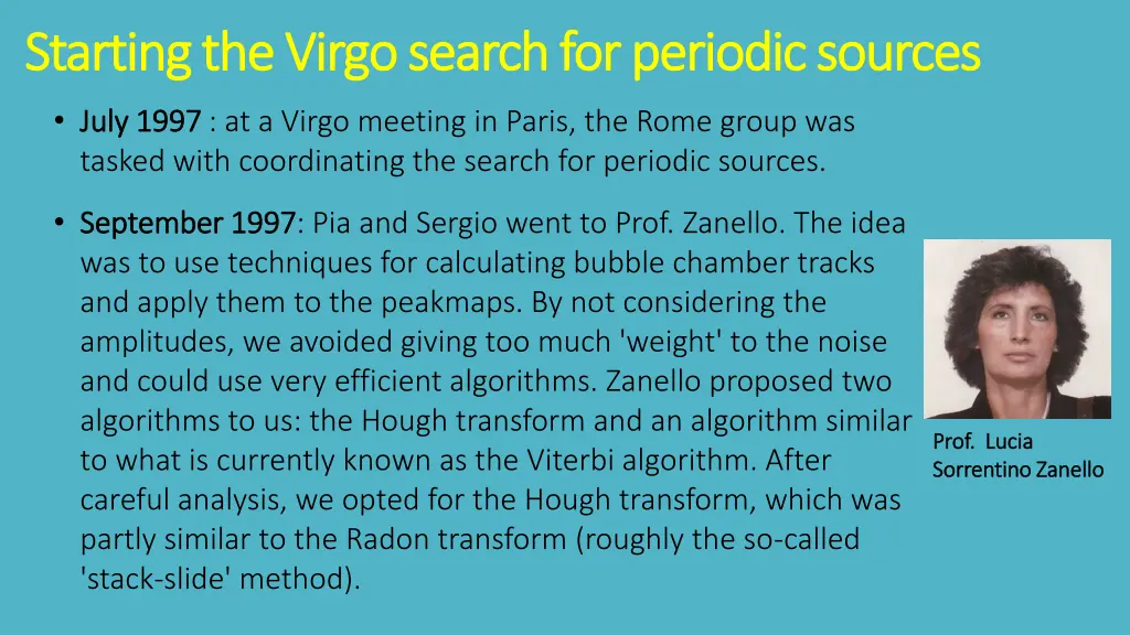 starting startingthe virgo the virgo search