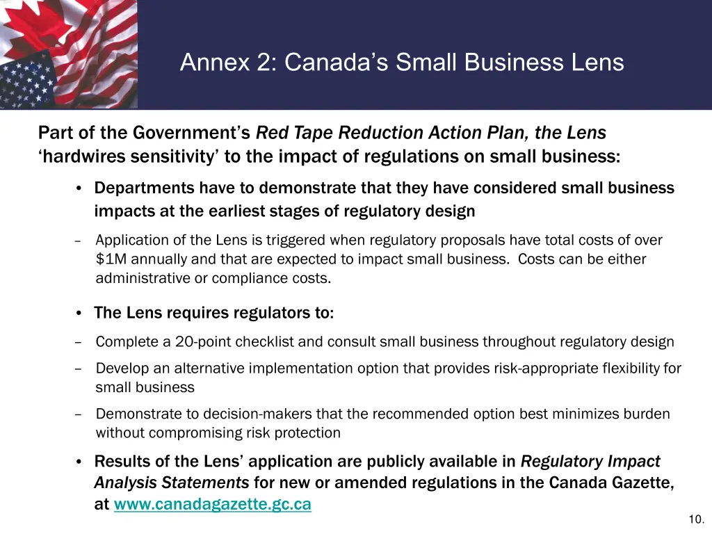 annex 2 canada s small business lens