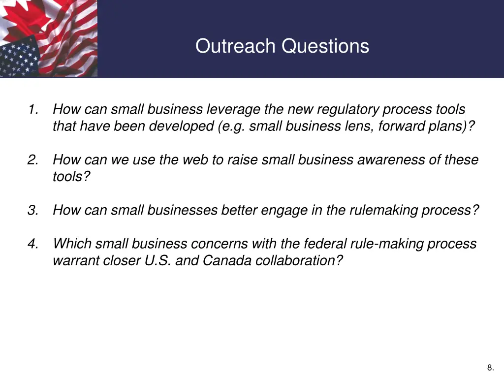 outreach questions