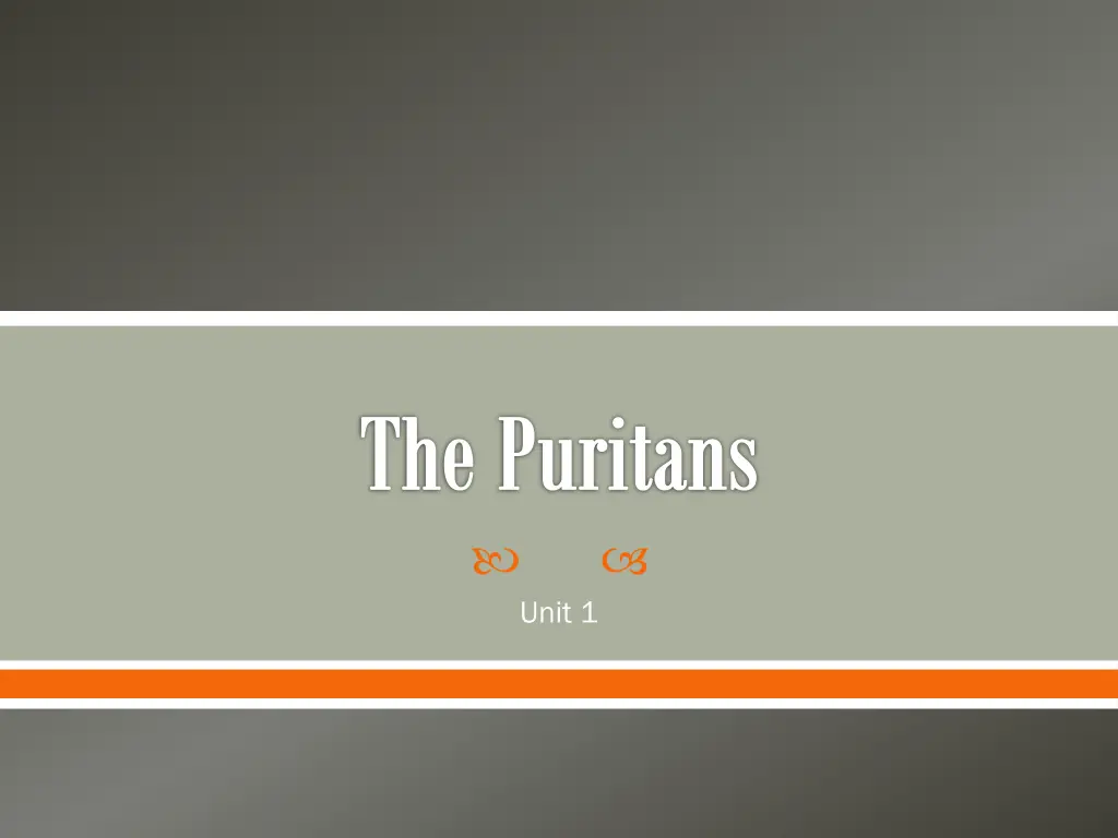 the puritans