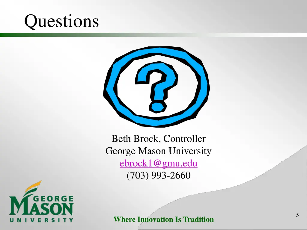 questions
