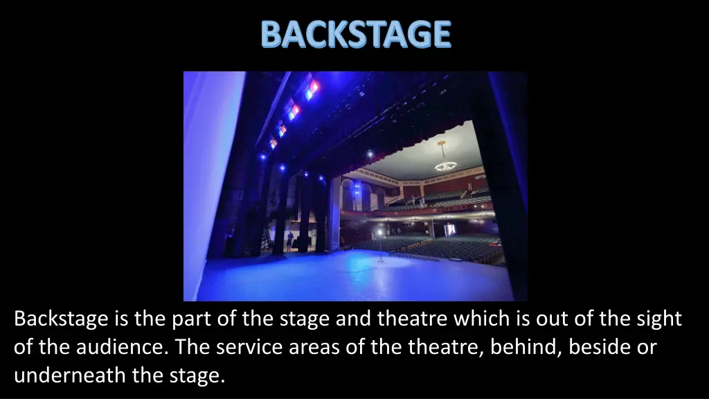 backstage