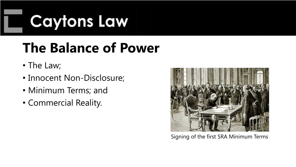 the balance of power the law innocent