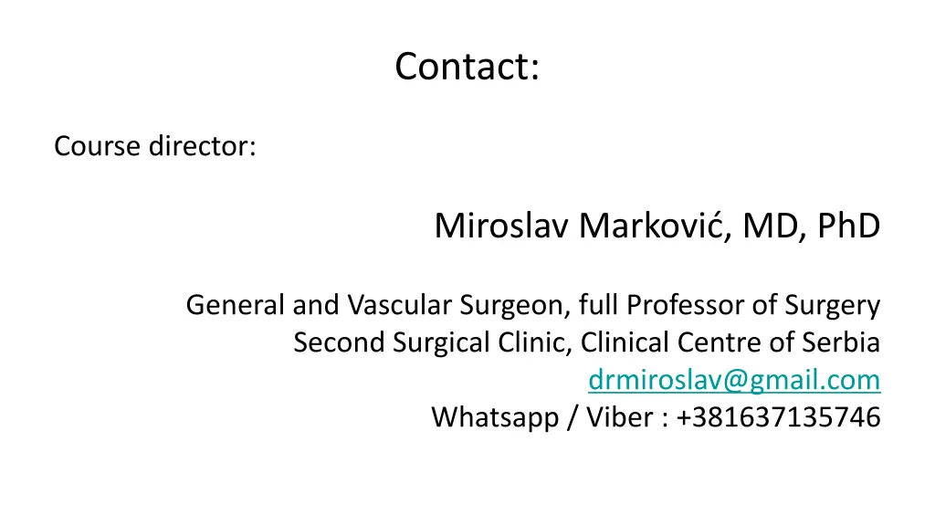 contact