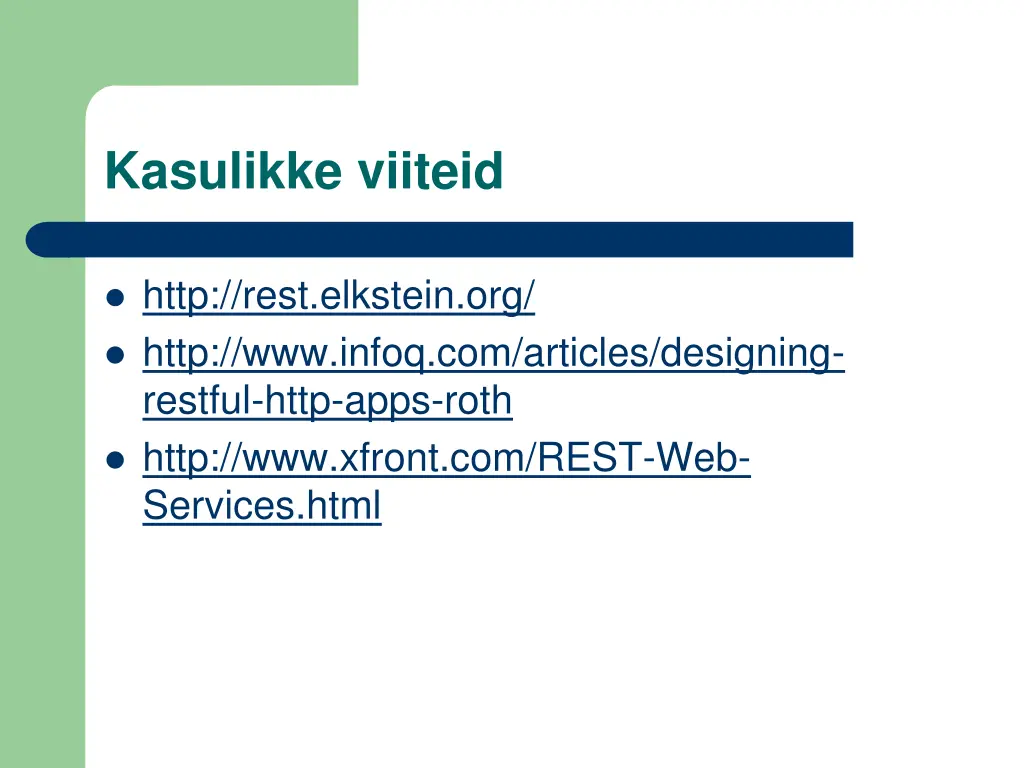 kasulikke viiteid