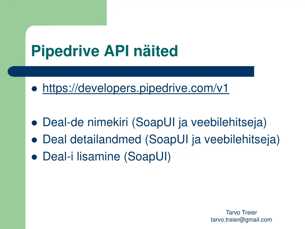 pipedrive api n ited