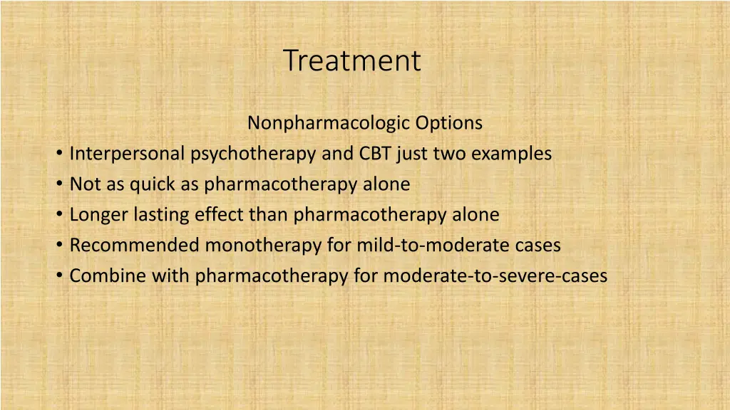 treatment
