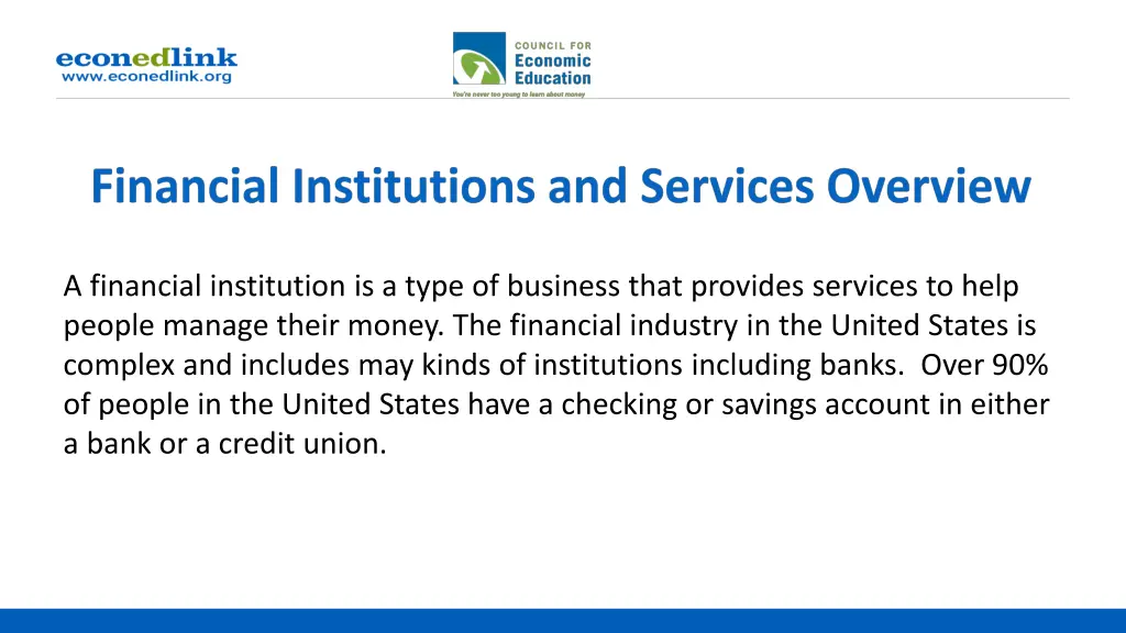 a financial institution is a type of business