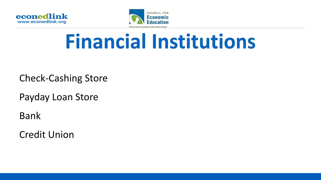 check cashing store