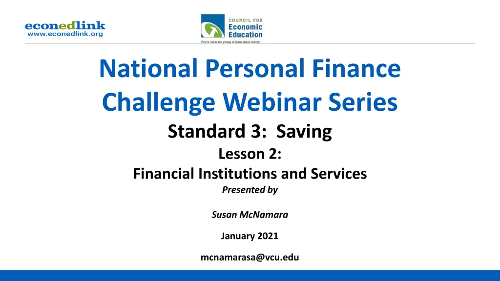national personal finance challenge webinar