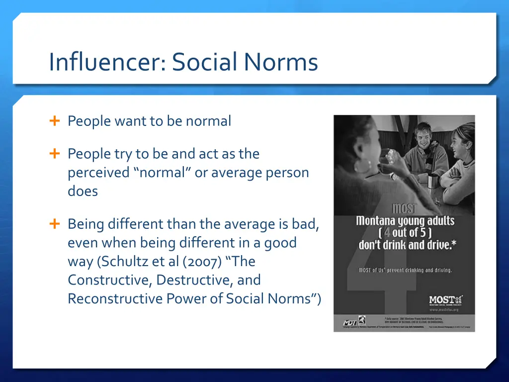 influencer social norms