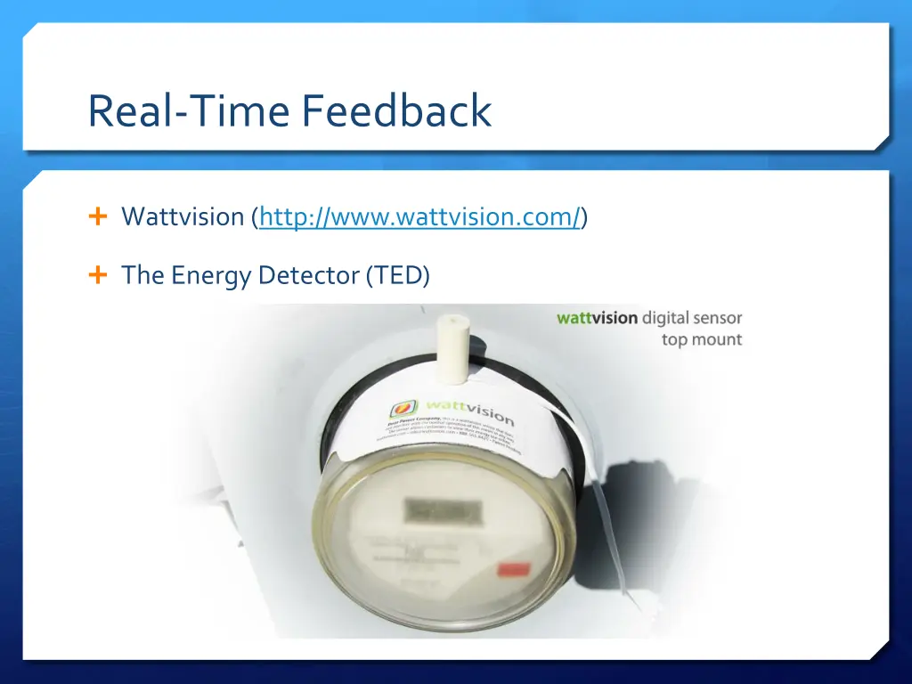 real time feedback