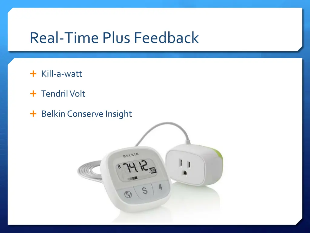 real time plus feedback