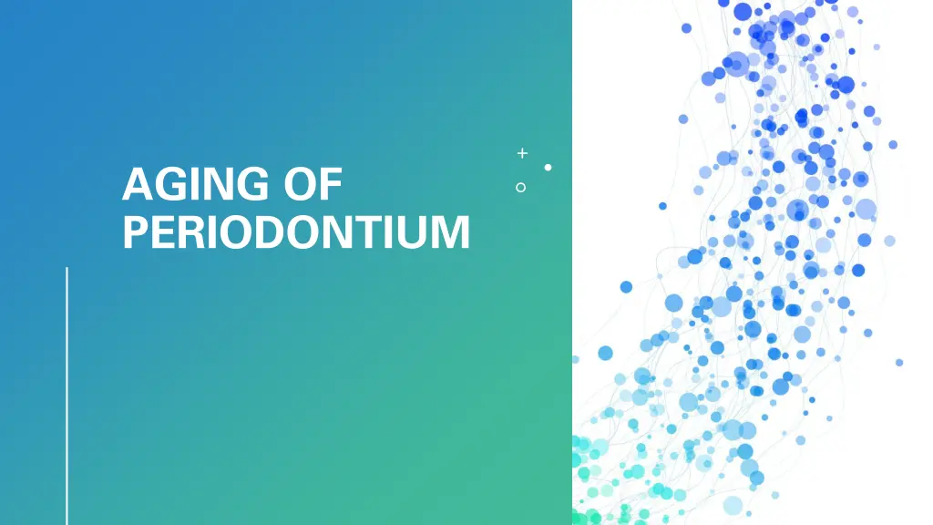 aging of periodontium