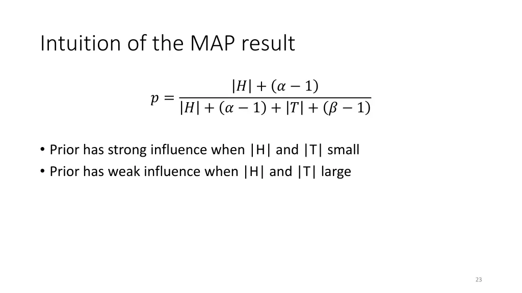intuition of the map result