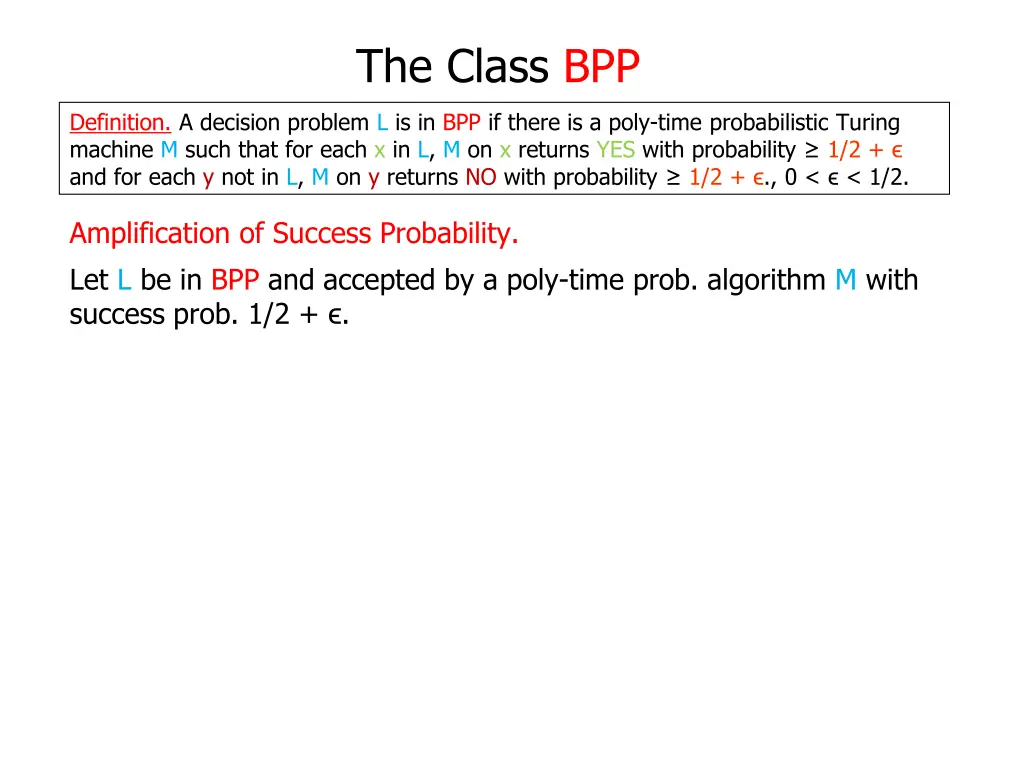 the class bpp 2