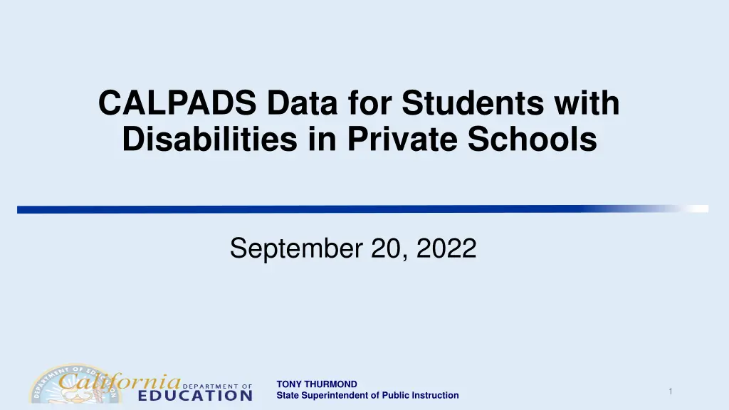 calpads data for students with disabilities