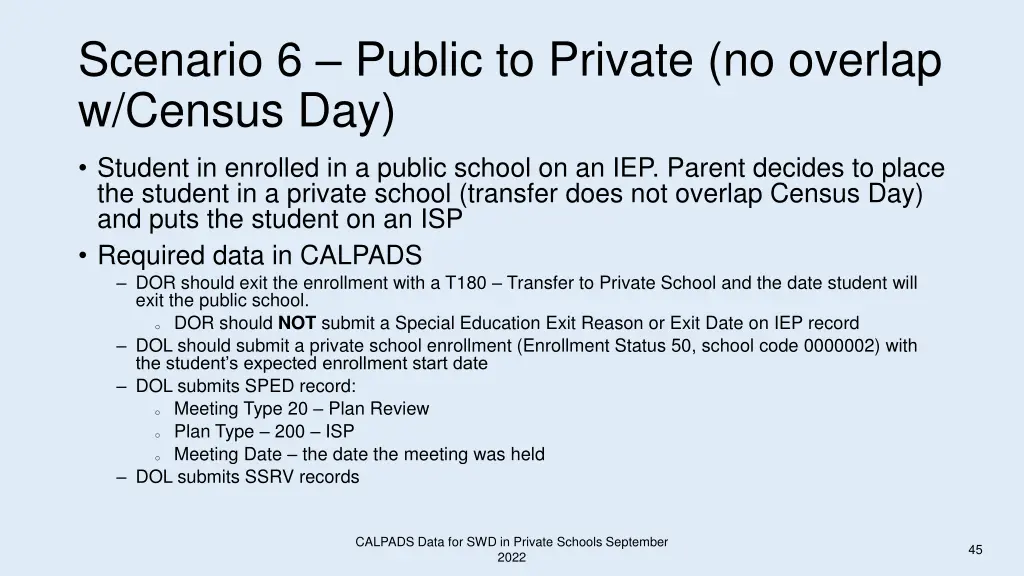 scenario 6 public to private no overlap w census