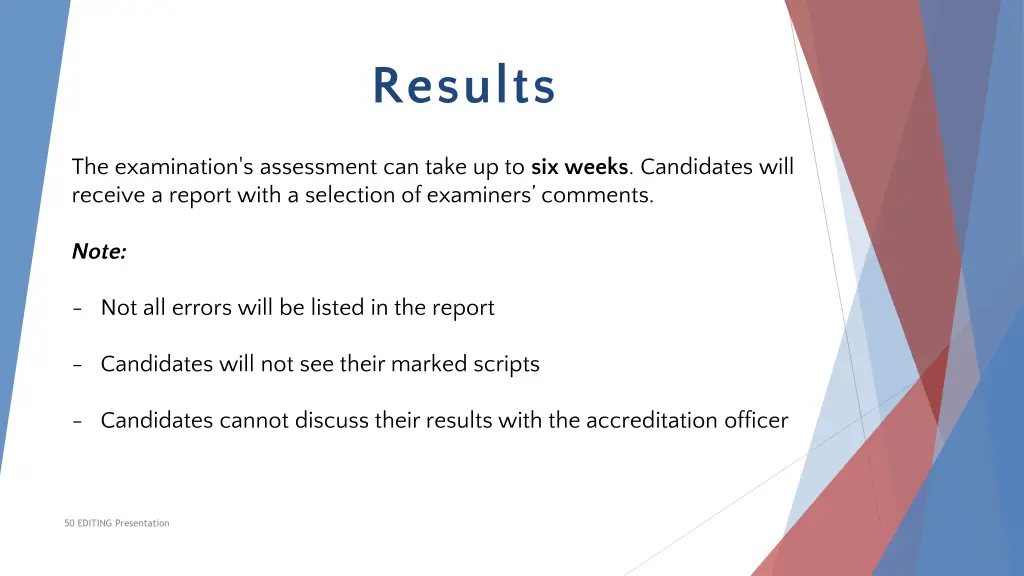 results