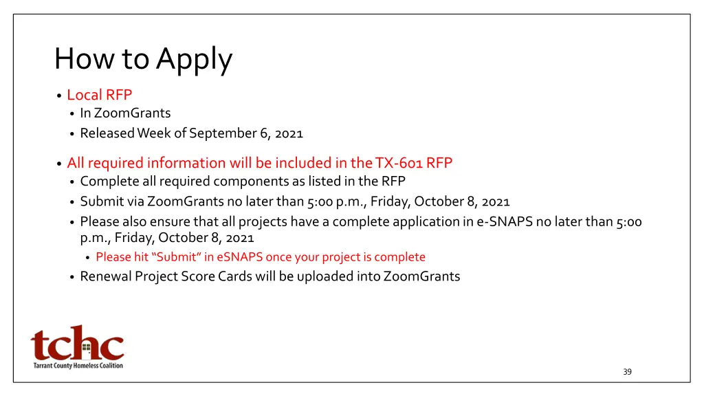 how to apply