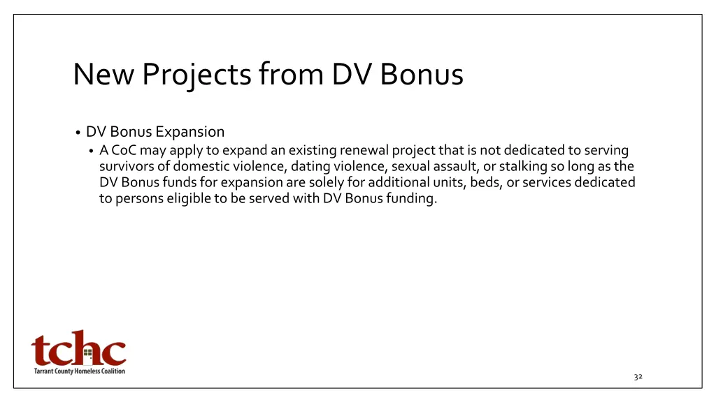 new projects from dv bonus 1
