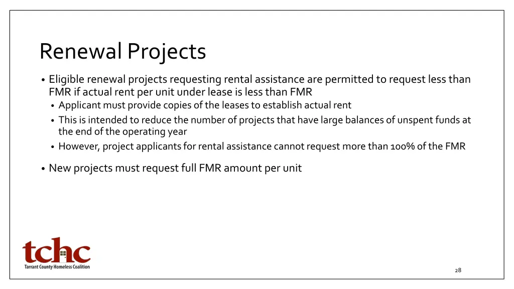 renewal projects