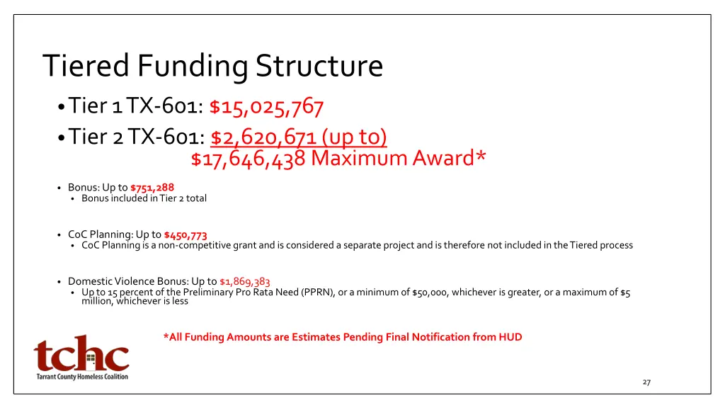 tiered funding structure 1