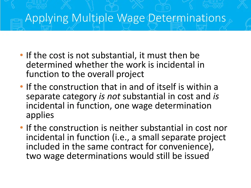 applying multiple wage determinations 2