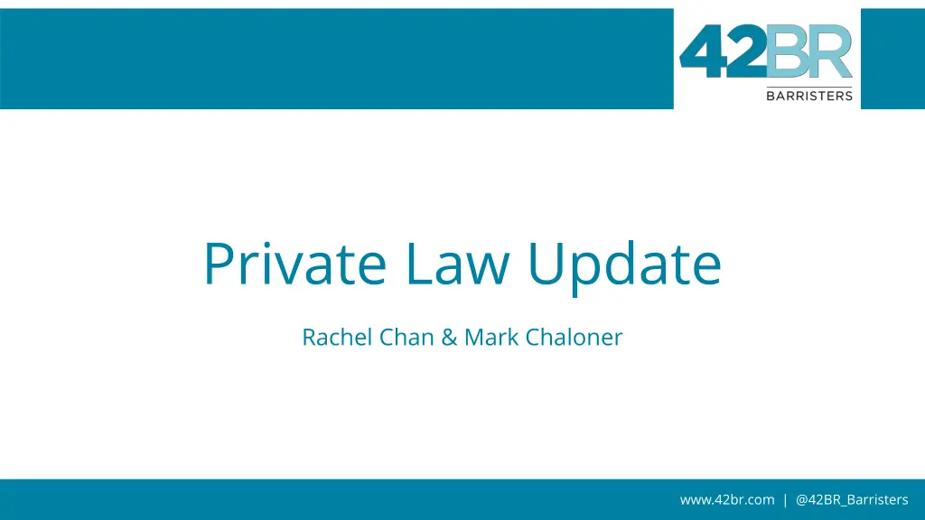 private law update