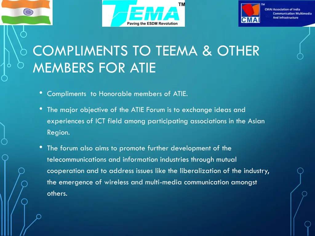compliments to teema other members for atie