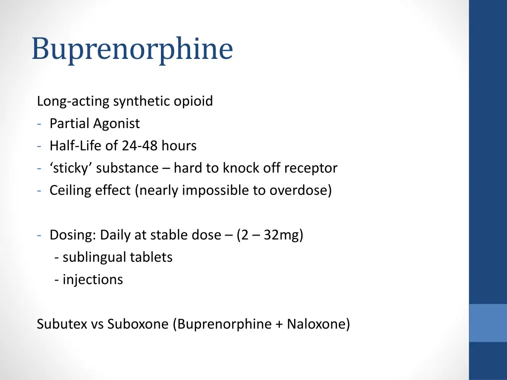 buprenorphine