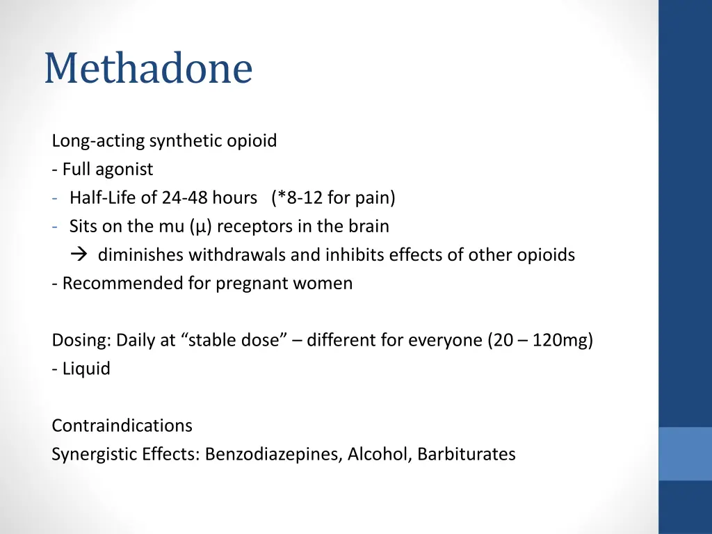 methadone