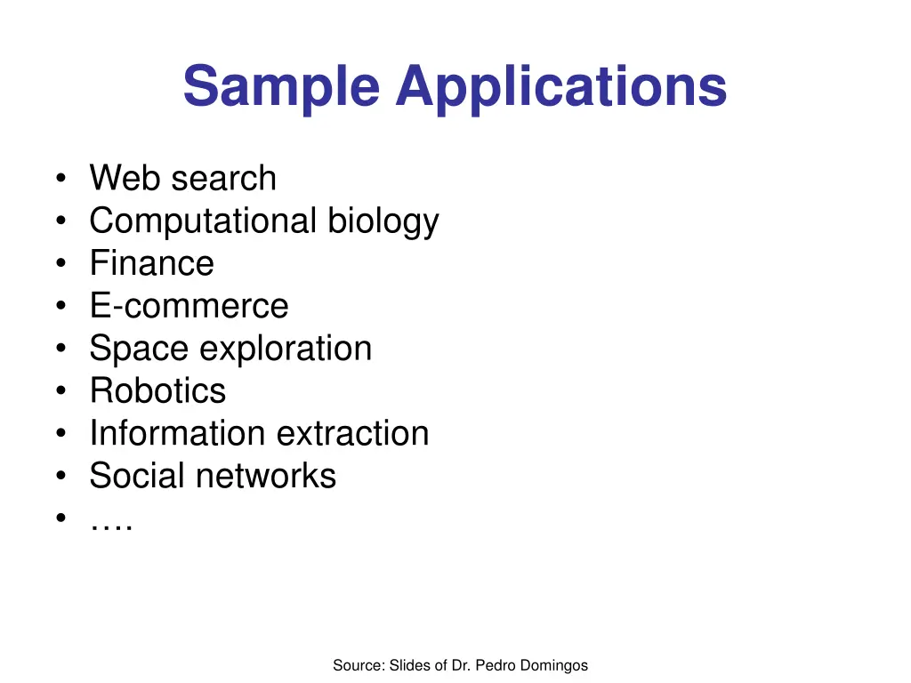 sample applications