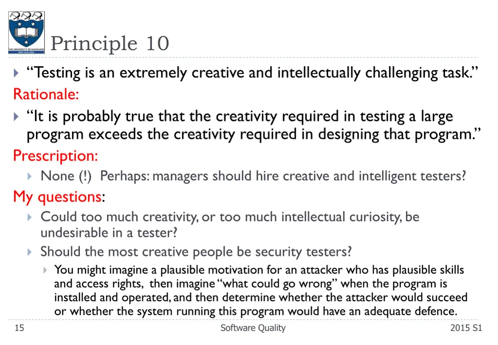 principle 10