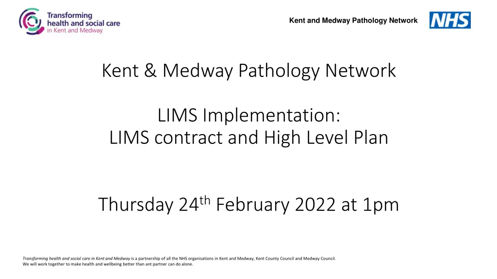 kent and medway pathology network