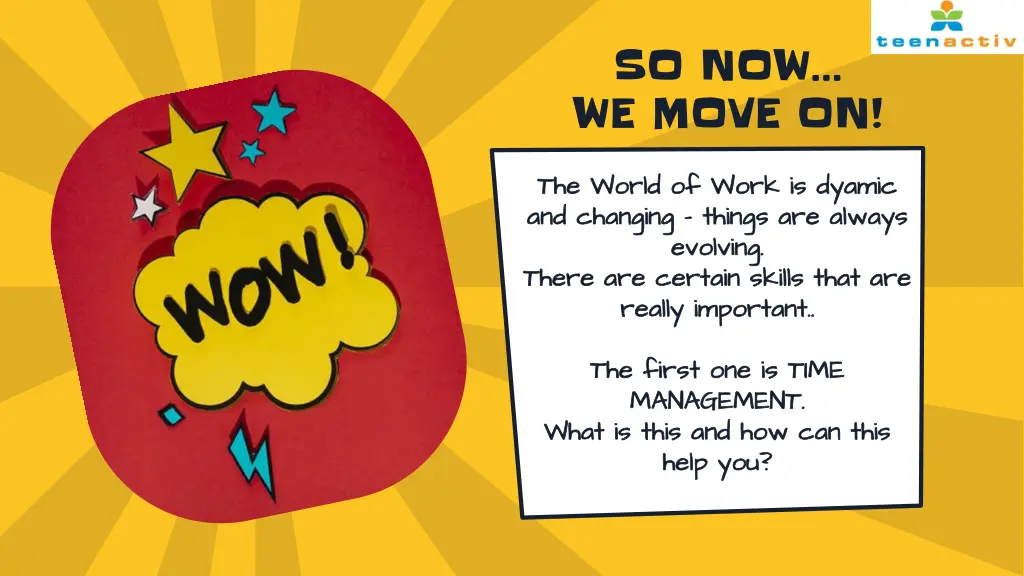 so now we move on