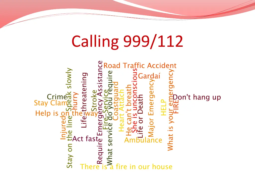 calling 999 112