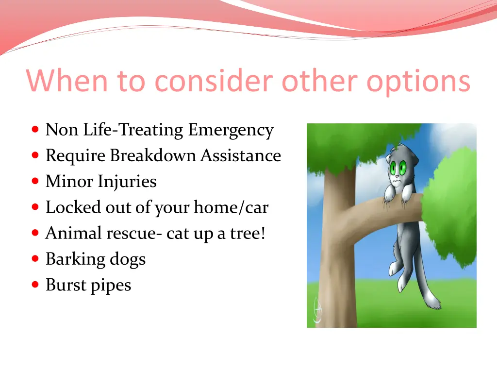 when to consider other options