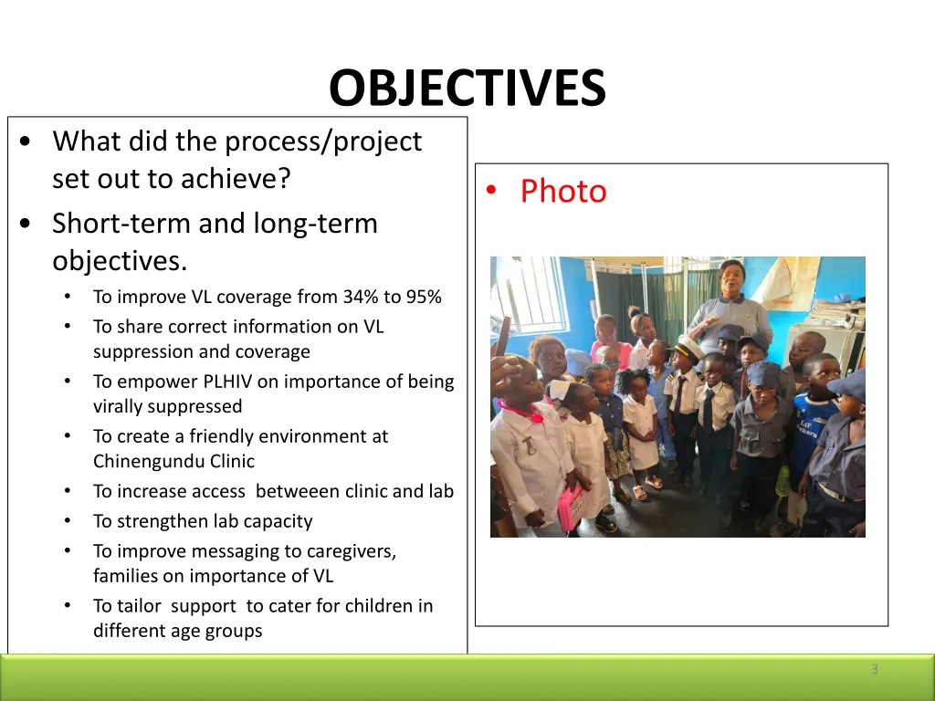 objectives