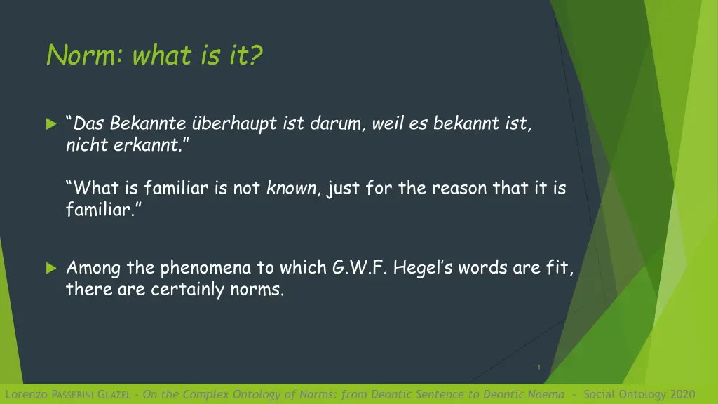 norm what is it